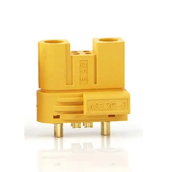 Amass AS120 Female Plug Connector Resistance Adapter Plug for RC Model FPV Racing Drone